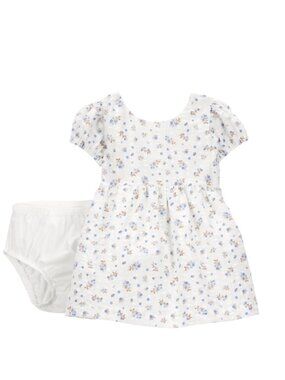 Carters Child of Mine Baby Girl Floral Dress 2-Pc (0-3M)